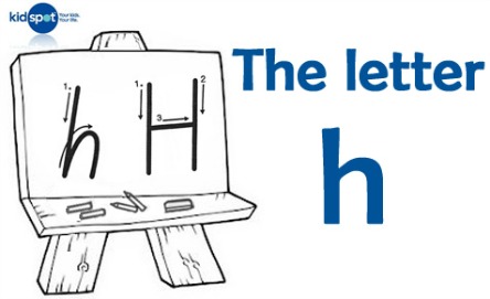 How to write: The letter h